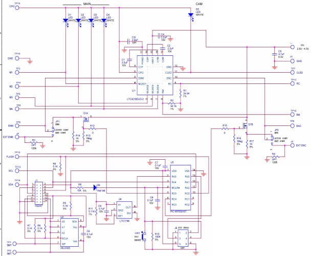 5-LEDs General LED Driver for Cellular Phone