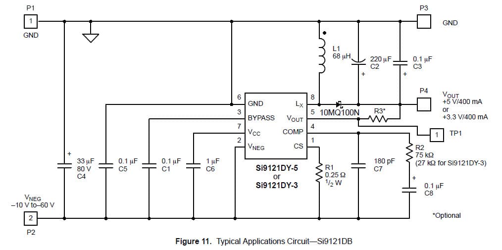 3.3V, 5V DC to DC Single Output Power Supply for Cellular Phone