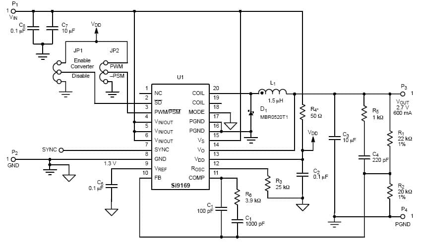 2.7V DC to DC Single Output Power Supply