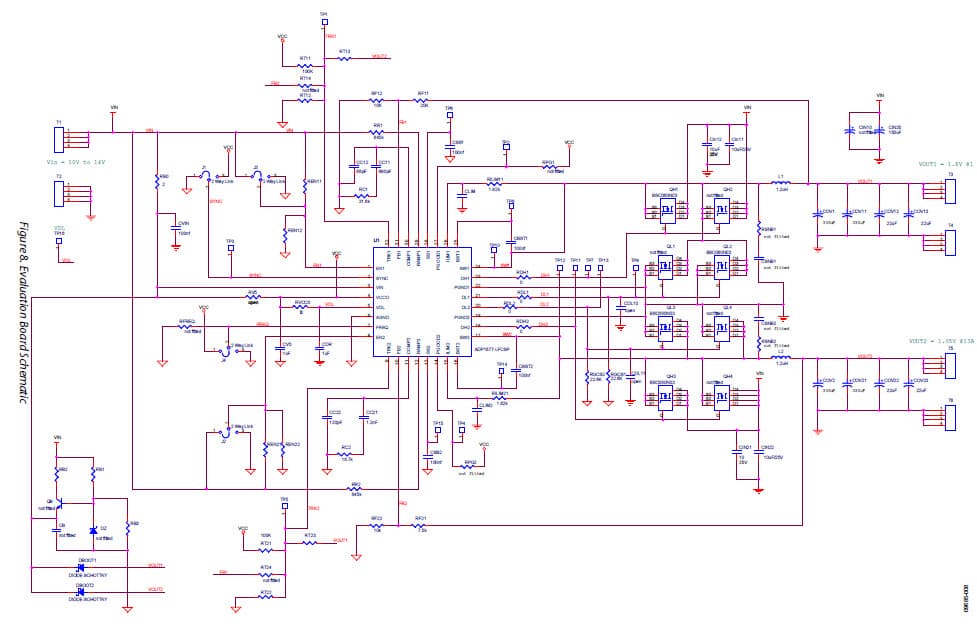 1.05V, 1.8V DC to DC Multi-Output Power Supply for Instrumentation