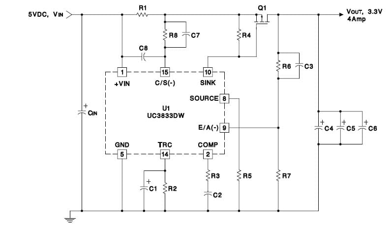 3.3V DC to DC Single Output Power Supply for Processor Power Management