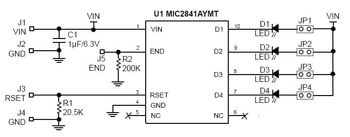 4-LEDs White LED Driver for Cellular Phone