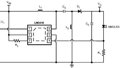 LM3410XSDSEPEV, Demonstration Board using LM3410x SEPIC high brightness LED driver