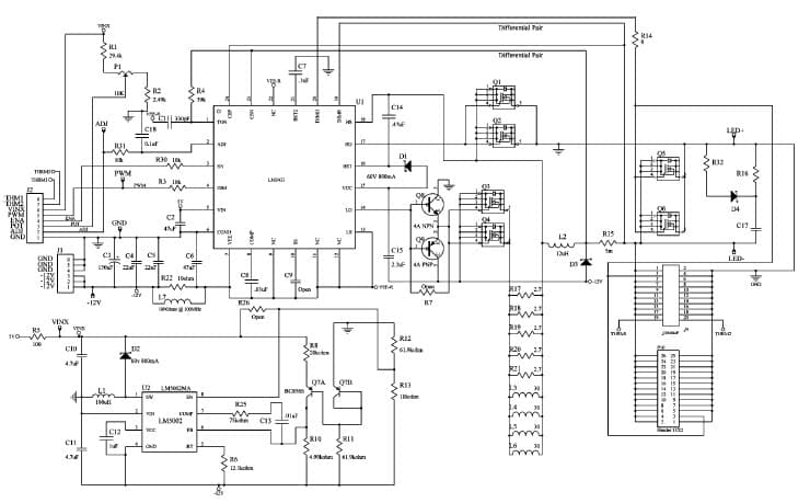 LM3433EVALKIT, Evaluation Board using LM3433 buck constant current controller for high brightness LED Driver