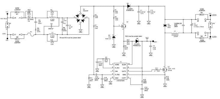 LM3445-208277EV/NOPB, Evaluation Board using LM3445, 5 to 13-LEDs General LED Driver for Automotive Lighting