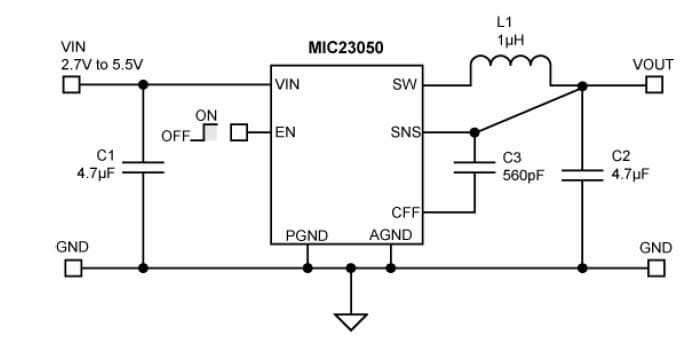 1.8V DC to DC Single Output Power Supply for Portable