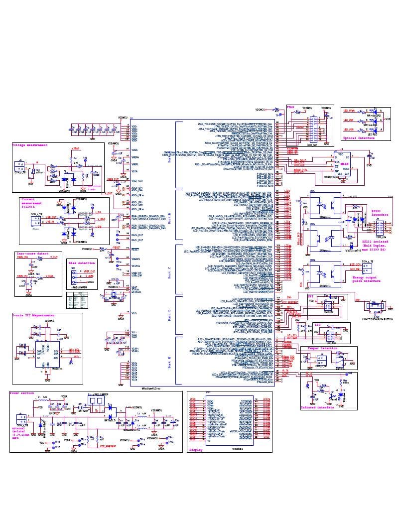 Full Configuration of MQX-Enabled MK30X256 Single-Phase Electricity Meter Reference Design Using the MC1322x and MAG3110