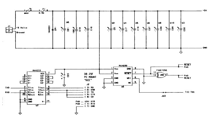 MAX132EVKIT-DIP, MAX132 evaluation kit of 18-Bit, 250 KSPS, 8CH ADC for Motor Control and Driver System