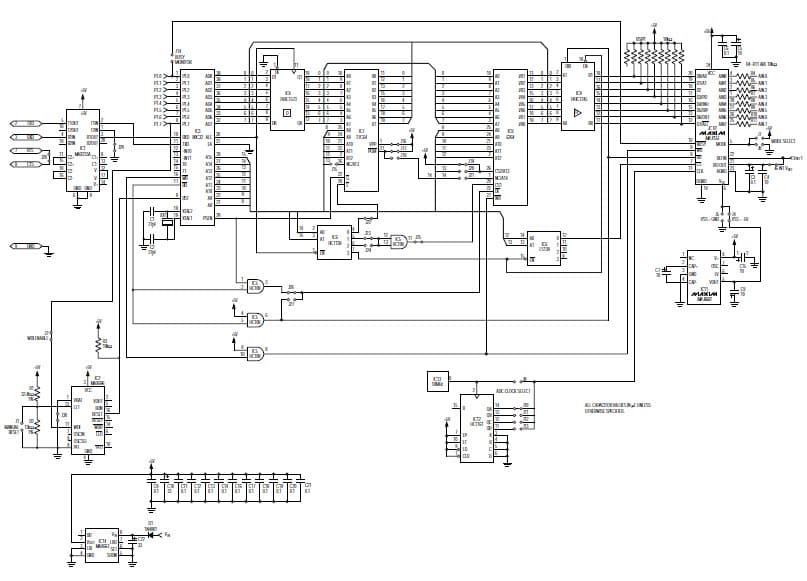 MAX155EVKIT, MAX155 evaluation kit of 8-Bit, 250 KSPS, 8CH ADC for Data Acquisition System