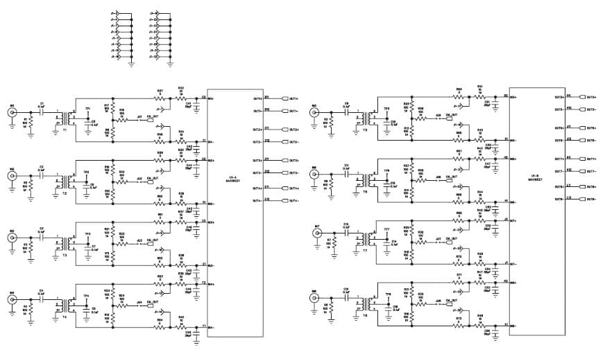 MAX19527EVKIT+, Evaluation Kit for MAX19527 12-Bit, 50MSPS, 8CH ADC for Instrumentation