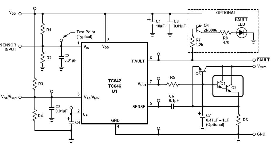 TC642DEMO, Fan Control Demo Board Using TC646 PWM Fan Motor Controller