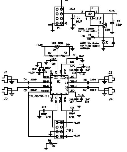 ISL35111DRZ-EVALZ, Evaluation Board for Ethernet Power Driver for Industrial Ethernet