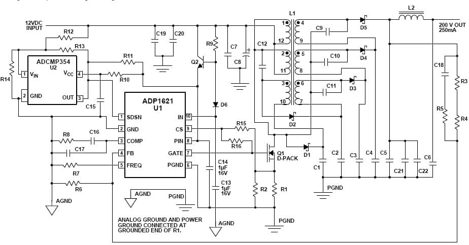 200V DC to DC Single Output Power Supply for Portable