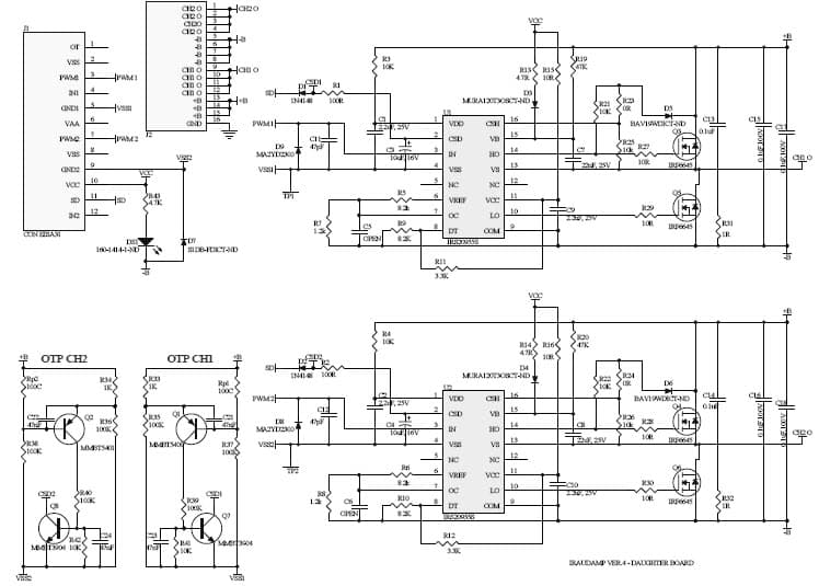 120W, 2-Channel, Class-D Audio Power Amplifier for AV Receiver