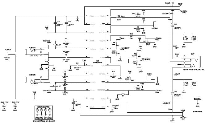 TPA6013A4PWP Audio Power Amplifier Evaluation Module