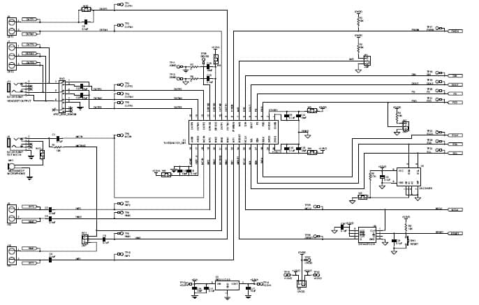 Full-Featured Evaluation Board for the TLV320AIC14K audio codec, 16-Bit Audio CODEC for Digital Still Camera