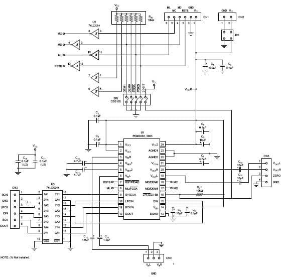 DEM-PCM3003, Demo Board for PCM3003, 20-Bit Audio CODEC for Digital Still Camera