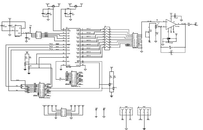 DAC7558EVM features the DAC7558 digital-to-analog converter