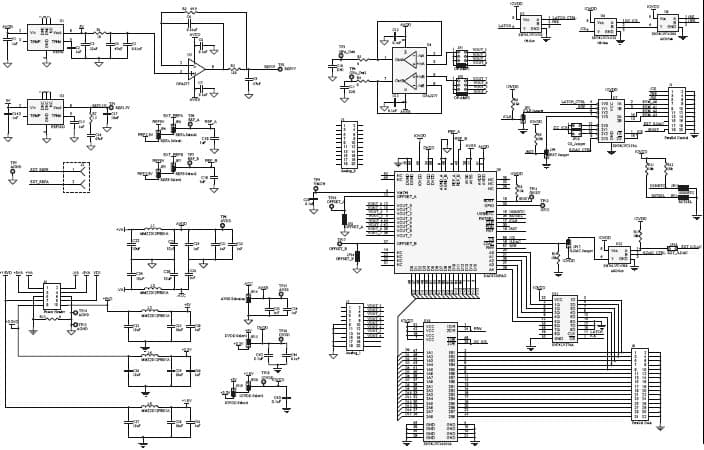 DAC8728EVM evaluation board for the DAC8728, Low-power, octal, 15V output, parallel input, 16-bit digital-to-analog converter