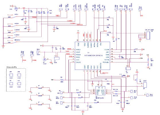 NCN8025AMNGEVB, Evaluation Board for NCN8025A Adapter Card