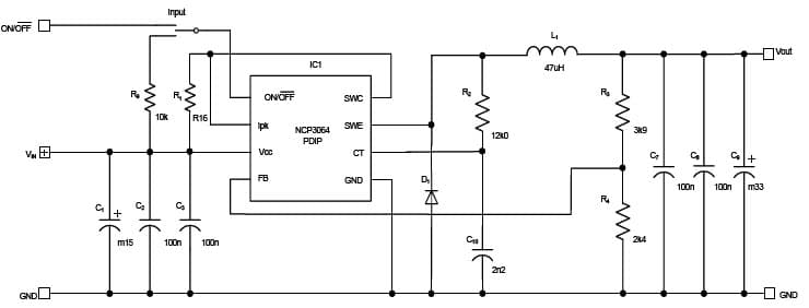 DC to DC Single Output Power Supply for LED Lighting