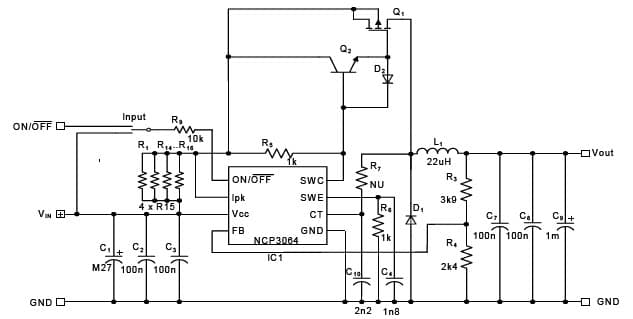 DC to DC Single Output Power Supply for LED Lighting