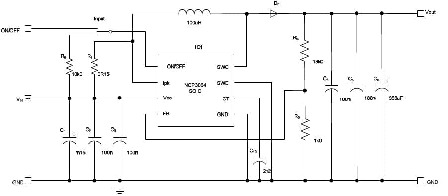 DC to DC Single Output Power Supply for LED Lighting