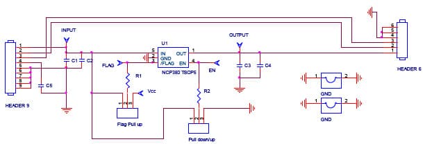 NCP380HSN10AGEVB, Evaluation Board for USB Switch for Notebook