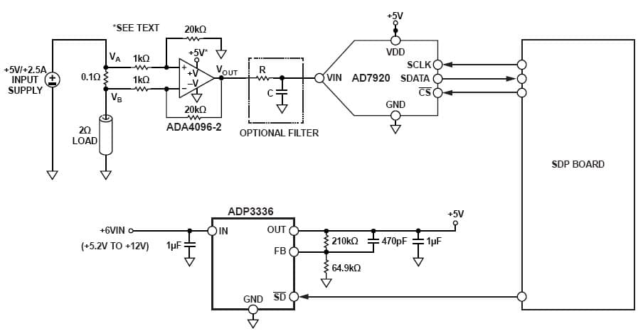 5V ADC Differential To Single Ended Conversion for Personal Digital Assistant