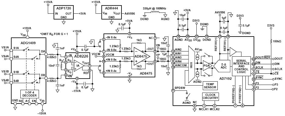 5V ADC Differential To Single Ended Conversion for Weight Scale