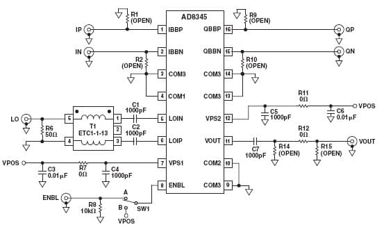 AD8345-EVAL, Evaluation Board for AD8345 Modulator