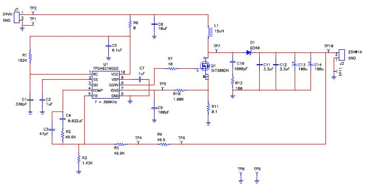 PMP3061.3, (3.3V @ 6.5A) Multiphase, Sync Buck, Buck-Boost, Boost Reference Design