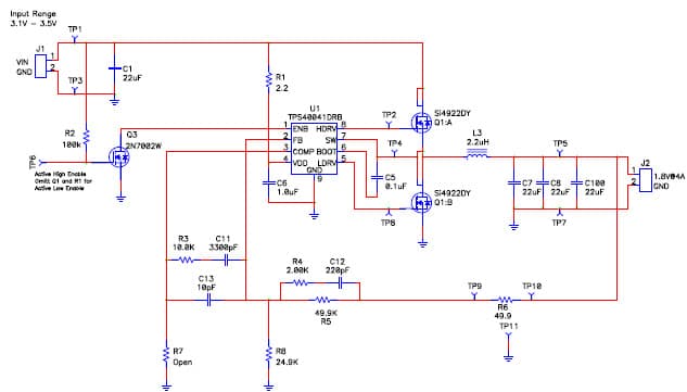 PMP3247.3, (1.8V @ 4A) Sync Buck Linear Reference Design for Single-board Computer (SBC) Power