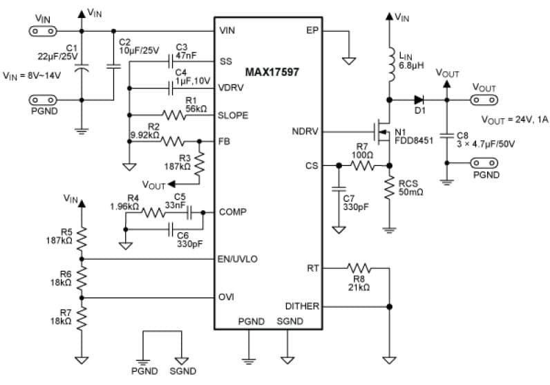 24V DC to DC Single Output Power Supply for Automotive