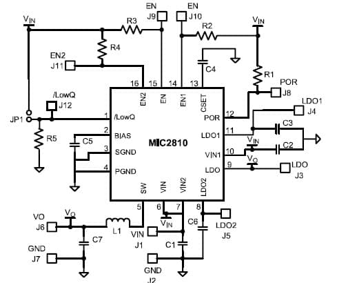 1.2V, 1.8V, 2.6V DC to DC Multi-Output Power Supply for Power Management