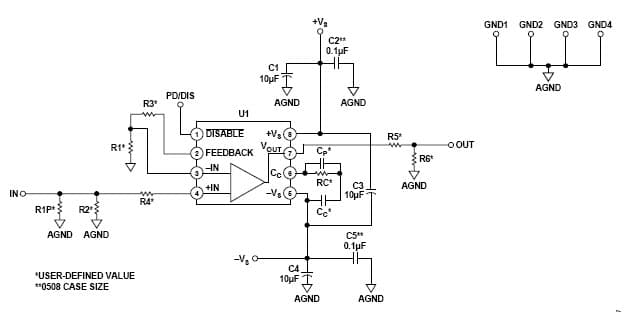 Non-Inverting Amplifier for Instrumentation