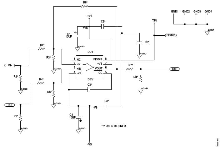 AD8065AR-EBZ, Evaluation Board for AD8065ARZ Single, High Speed Op-Amps Offered in 8-Lead SOIC Package