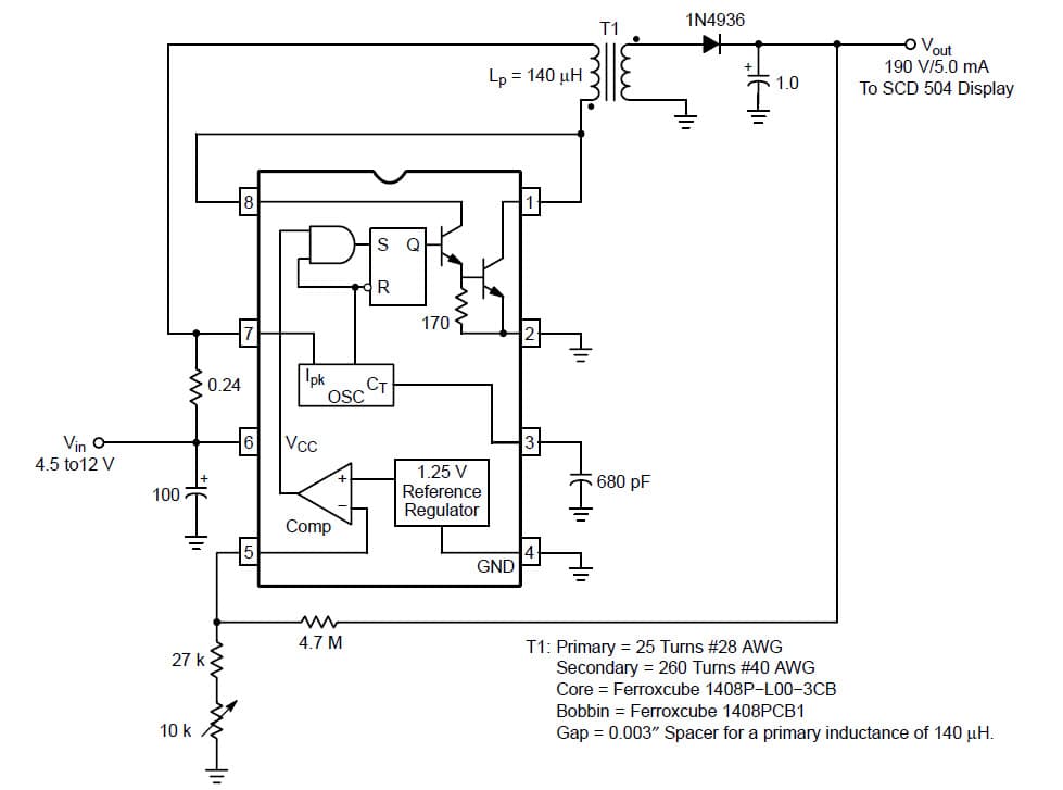 190V DC to DC Single Output Power Supply for Portable