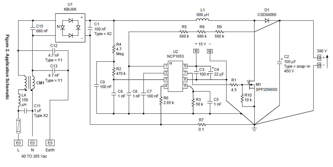 AND8185/D, 300 W Wide Mains, PFC Stage Reference Design Driven by the NCP1653