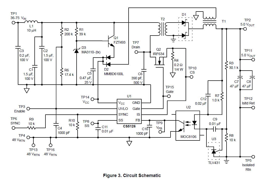 4.85 to 5.15V DC to DC Single Output Power Supply for Telecom Power Supply