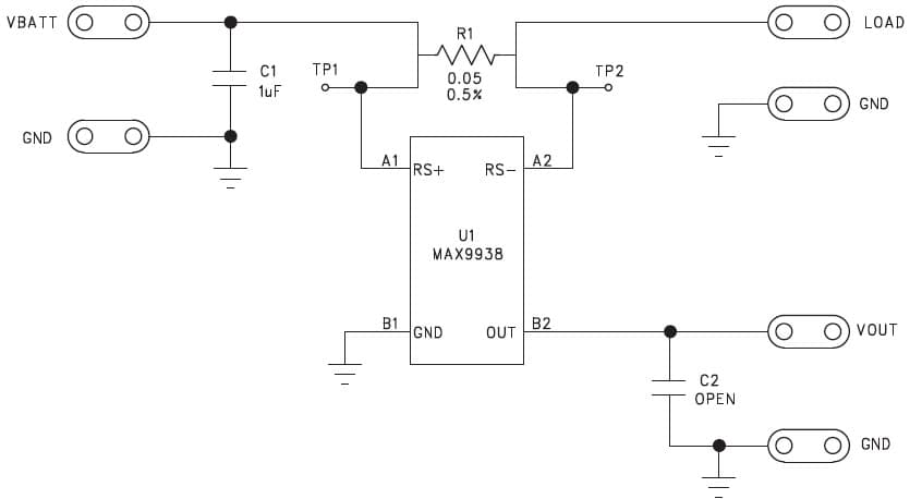 MAX9938EVKIT+, Evaluation Kit provides a proven design to evaluate the MAX9938 high-side current sense amplifier