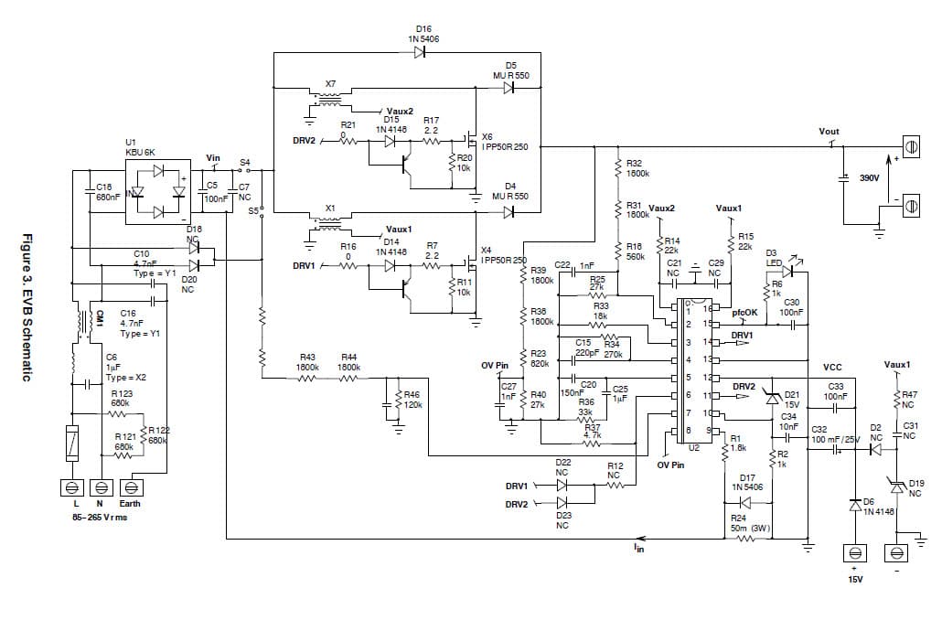 300W, 390V AC to DC Single Output Power Supply for Desktop PC Power Supply