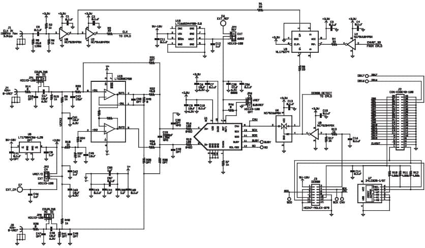 LTC2381CMS-16 Demo Board, 2.5V 16-bit 250Ksps Serial SPI SAR ADC