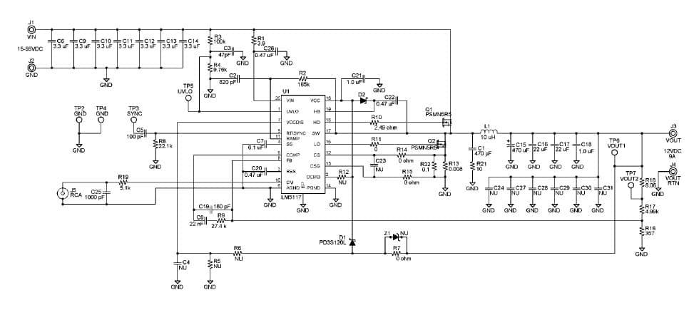 12V DC to DC Single Output Power Supply