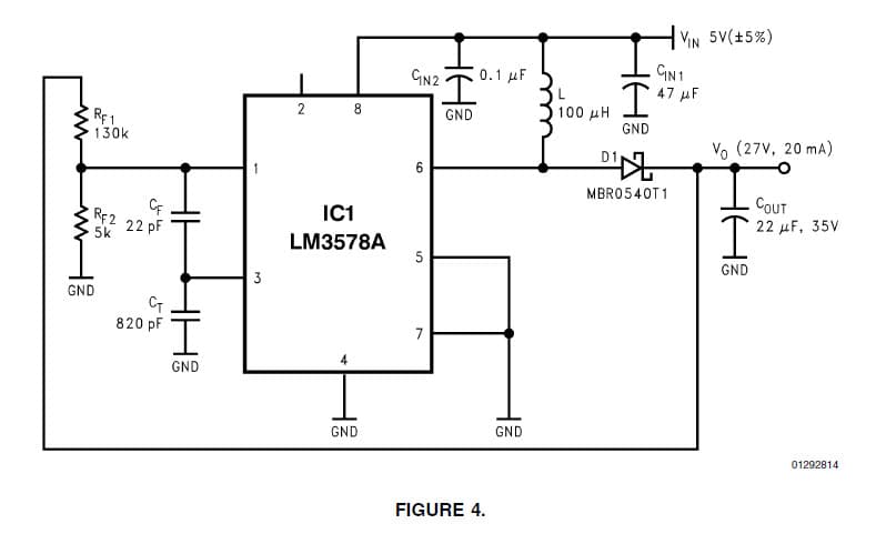 27V DC to DC Single Output Power Supply for Flashlight