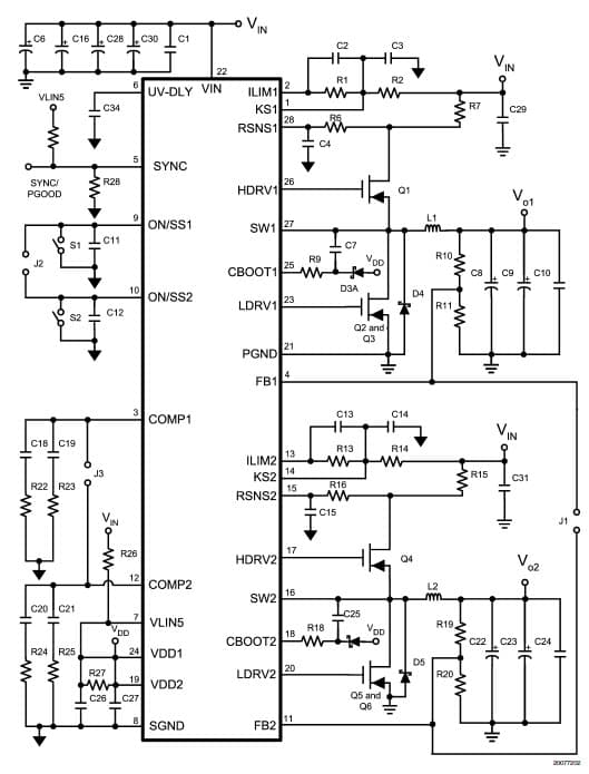 1.8V, 3.3V DC to DC Multi-Output Power Supply for Embedded PC