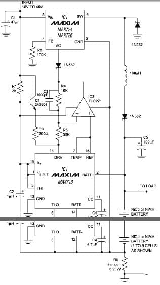 1 to 8-Cell, Nickel-Cadmium/Nickel-Metal Hydride Battery Charger for Portable Consumer Electronics