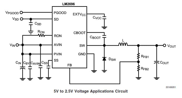 2.5V DC to DC Single Output Power Supply for LCD Monitor