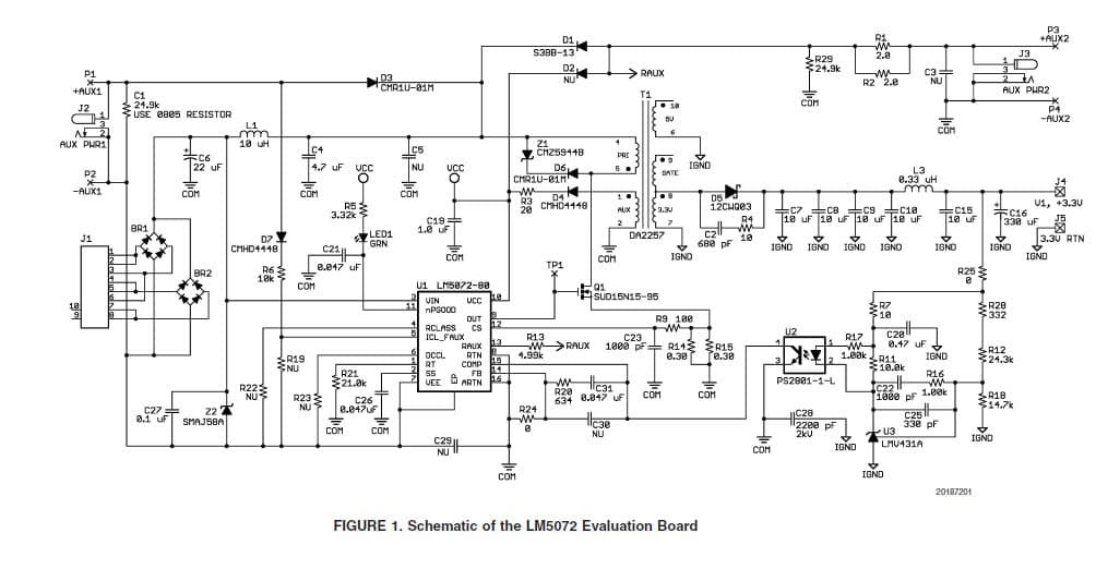 3.3V AC to DC Single Output Power Supply for PoE Power Supply