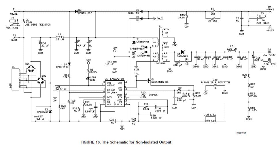 3.3V AC to DC Single Output Power Supply for PoE Power Supply